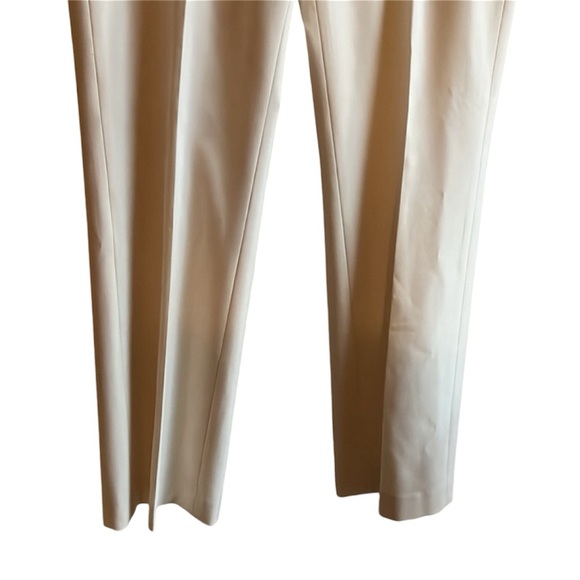 Talbots Signature Boot Ivory Dress Pants Size 12 - Picture 7 of 9